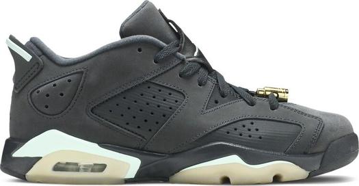 Кроссовки Air Jordan 6 Retro Low GS Mint Foam, серый