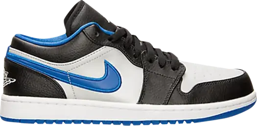 Кроссовки Air Jordan 1 Low Black Game Royal, черный