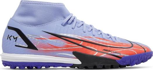 Кроссовки Nike Kylian Mbappé x Mercurial Superfly 8 Academy TF 'Flames', фиолетовый
