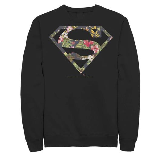 Мужской свитшот с тропическим логотипом Superman DC Comics