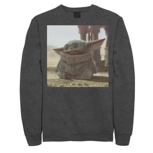 Мужской свитшот с фотографией The Mandalorian The Child aka Baby Yoda Star Wars