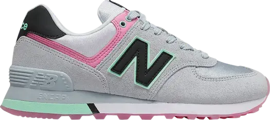 Кроссовки New Balance Wmns 574 'Cyclone Pink Mint', серый