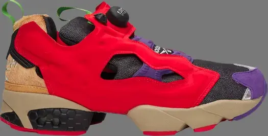Кроссовки teenage mutant ninja turtles x instapump fury og 'villains pack - bebop' Reebok, красный