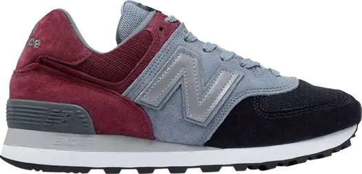 Кроссовки New Balance Wmns 574 Classic Made in USA 'Sax Wine', красный