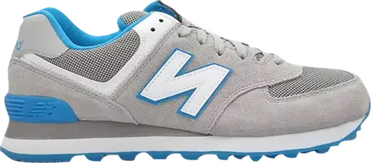 Кроссовки New Balance 574 Core Plus, светло-серый/голубой