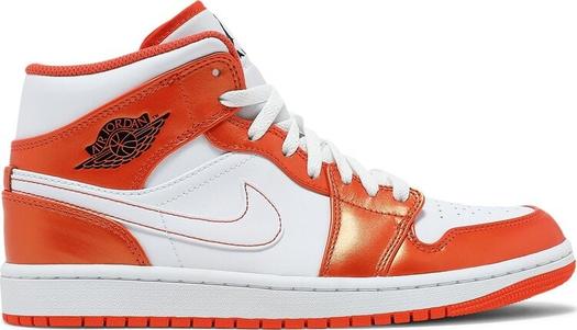 Кроссовки Air Jordan 1 Mid SE Electro Orange, оранжевый