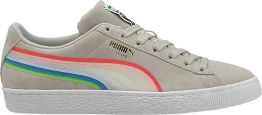 Кроссовки Puma Suede Triplex Tech Grey Violet, кремовый