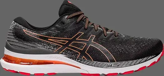 Кроссовки gel kayano 28 4e wide 'black clay grey' Asics, черный
