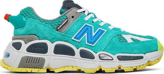 Кроссовки New Balance х Salehe Bembury 574 Yurt, изумрудный/серый