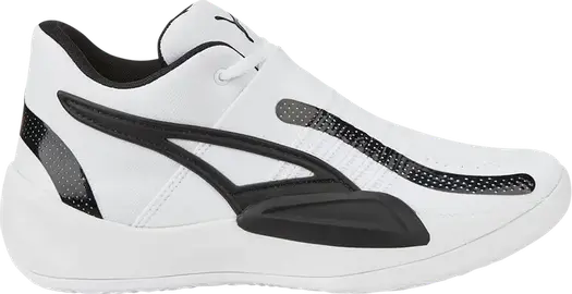 Кроссовки Puma Rise Nitro White Black, белый