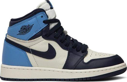 Кроссовки Air Jordan 1 Retro High OG GS Obsidian, синий