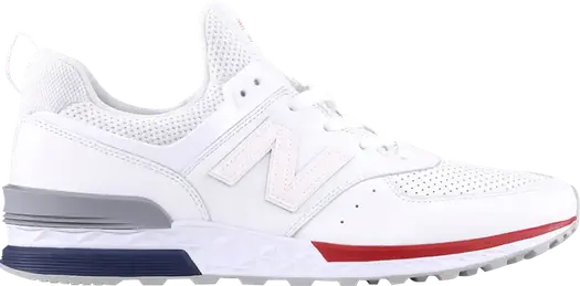 Кроссовки New Balance 574 Sport, белый/красный/синий