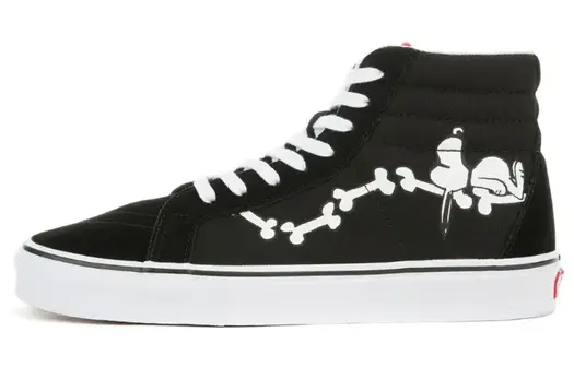 Кроссовки Vans Sk8-Hi Re-Issue Peanuts Snoopy Bones 2017