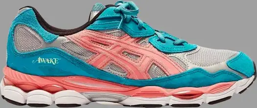 Кроссовки awake ny x gel nyc 'teal pink' Asics, синий