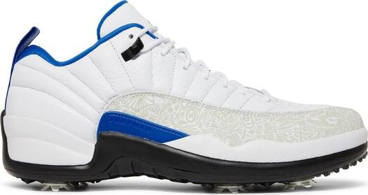 Кроссовки Air Jordan 12 Low Golf White Game Royal, белый
