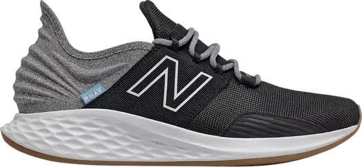Кроссовки New Balance Fresh Foam Roav 2E Wide 'Tee Shirt - Black Light Aluminum', черный