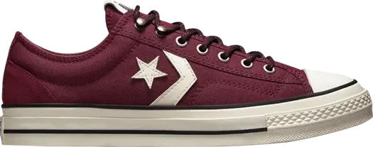 Кроссовки Converse Star Player 76 Retro Hike Low Deep Bordeaux, красный