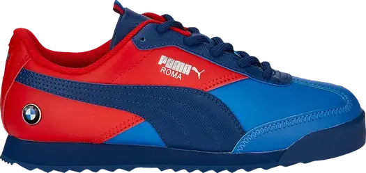 Кроссовки Puma BMW Motorsport x Roma Via Jr Blue Red, синий