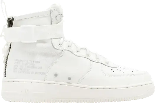 Кроссовки Nike SF Air Force 1 Mid 'Triple Ivory', белый