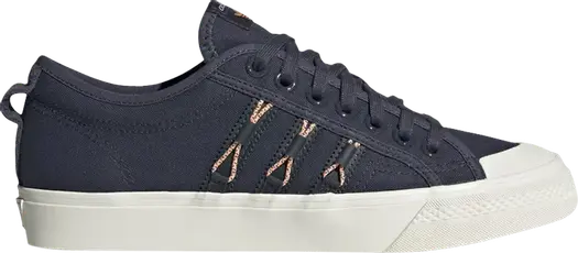 Кроссовки Adidas Nizza 'Shadow Navy Beam Orange', синий