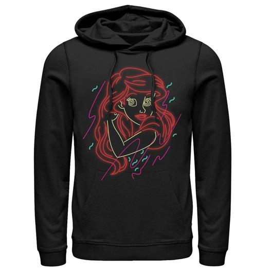 Мужской пуловер с капюшоном Disney Little Mermaid Ariel Licensed Character