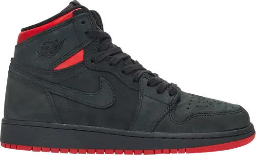 Кроссовки Air Jordan 1 Retro High OG BG Quai 54, черный