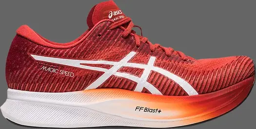 Кроссовки magic speed 2 'spice latte' Asics, красный