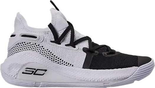 Кроссовки Under Armour Curry 6 GS Working on Excellence, белый