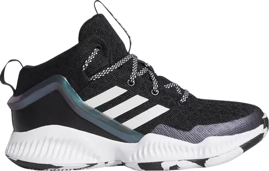 Кроссовки Under Armour Lockdown J Black White Iridescent, черный