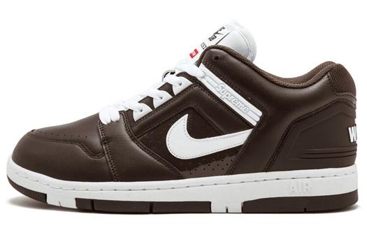Кроссовки Nike SB Air Force 2 Low, коричневый/белый