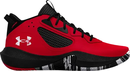 Кроссовки Under Armour Lockdown 6 Red Black, черный