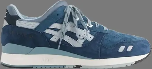 Кроссовки j crew x gel lyte 3 'blue ribbon' Asics, синий