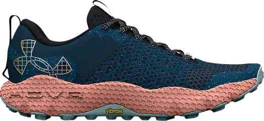 Кроссовки Under Armour HOVR Ridge Trek Petrol Blue Lunar Coral, синий