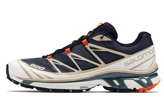 Кроссовки Salomon XT-6 Outdoor Performance Unisex, черный/светло-бежевый