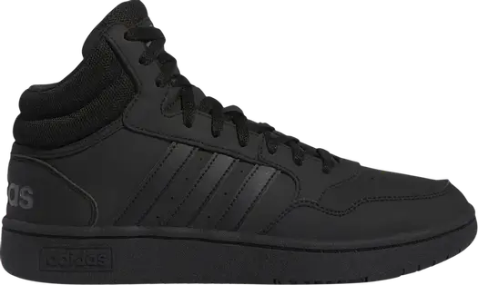 Кроссовки Adidas Hoops 3.0 Mid 'Black Grey', черный