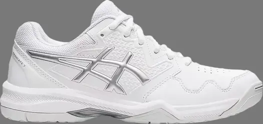 Кроссовки wmns gel dedicate 7 'white pure silver' Asics, белый