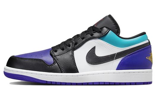 Мужские баскетбольные кроссовки Jordan Air Jordan 1 Vintage, белый/черный/фиолетовый