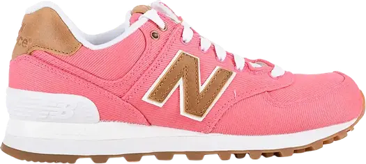 Кроссовки New Balance Wmns 574 'Pink Beewax', розовый
