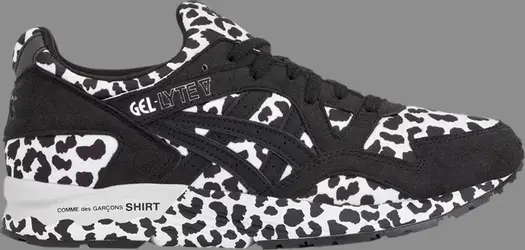 Кроссовки comme des garçons shirt x gel lyte 5 'black leopard' Asics, черный