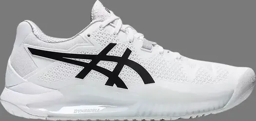 Кроссовки wmns gel resolution 8 'white black' Asics, белый