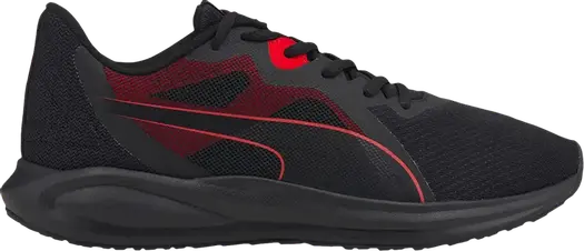 Кроссовки Puma Twitch Runner Black High Risk Red, черный