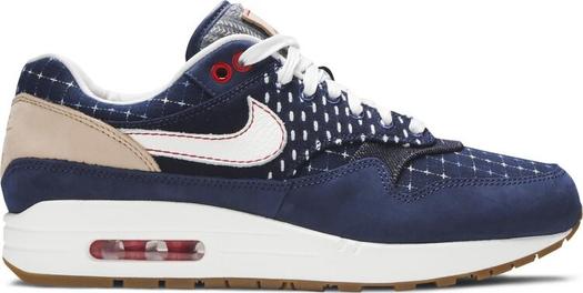 Кроссовки Nike Denham x Air Max 1 'Blue Void', синий
