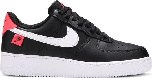 Кроссовки Nike Air Force 1 '07 Low 'Worldwide Pack - Black Flash Crimson', черный