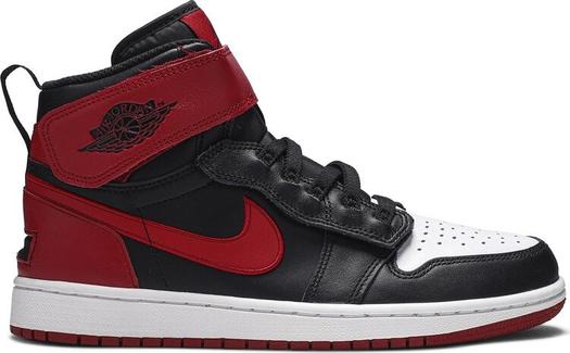 Кроссовки Air Jordan 1 High FlyEase Black Toe, красный