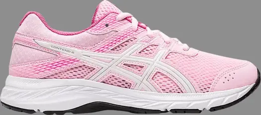 Кроссовки gel contend 6 gs 'cotton candy' Asics, розовый
