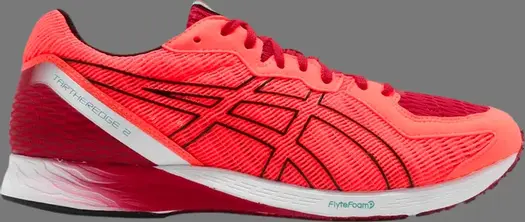 Кроссовки tartheredge 2 2e wide 'sunrise red' Asics, красный