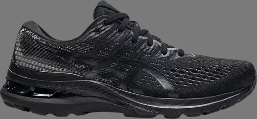 Кроссовки gel kayano 28 2e wide 'black' Asics, черный