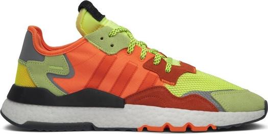Кроссовки Adidas Size? x Nite Jogger 'Road Safety', красный