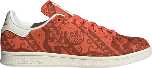 Кроссовки Adidas Disney x Stan Smith 'Moana - Tribal Print', красный