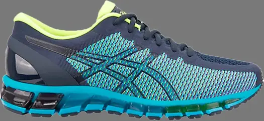Кроссовки gel quantum 360 cm 'peacoat yellow' Asics, синий